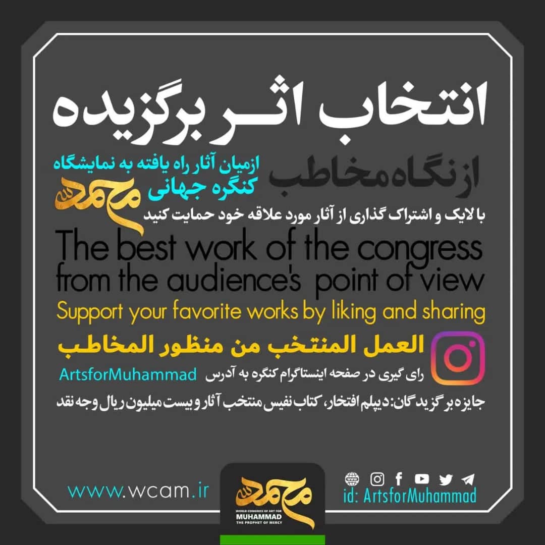 انتخاب بهترین آثار کنگره محمد (ص)، از نگاه مخاطب