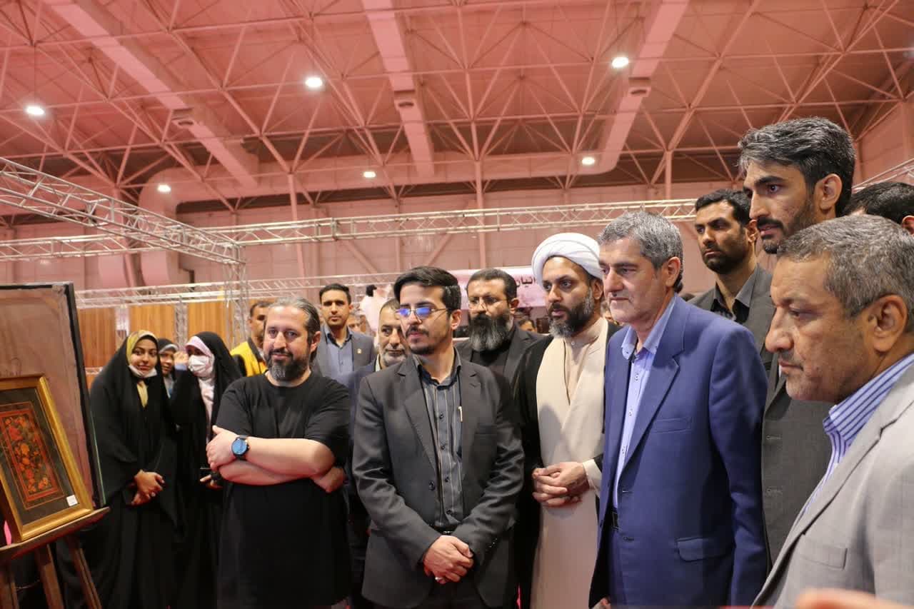 غرفه نمایشگاه محصولات فرهنگی کنگرۀ جهانی محمد (ص) در نمایشگاه بین‌المللی قرآن و عترت فارس